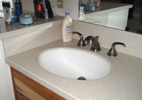 Solid surface is easy to clean and maintain. Solid Surface Bathroom Countertops And Sinks - Bathroom ...