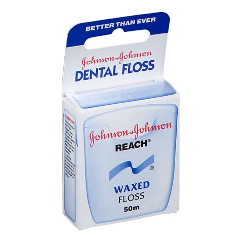 Johnson And Johnson Reach Dental Floss Fil Dentaire Ciré Shop Apothekech