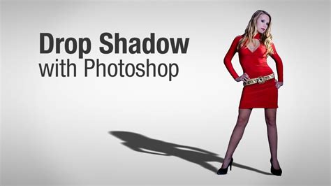 Drop Shadow Effect In Photoshop Tutorial Youtube