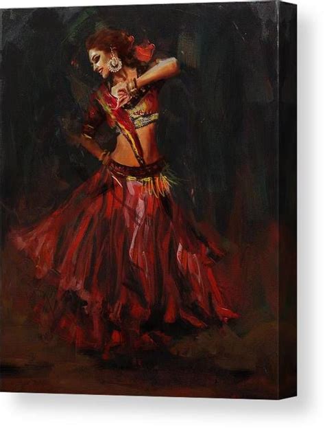 Dancer Painting Woman Painting Oil Painting Dance Oriental Art