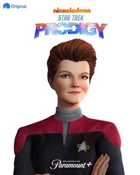 First Look Image Of Captain Kathryn Janeway In Paramount Animated