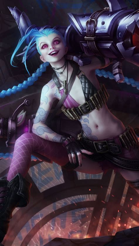 Jinx The Loose Cannon League Of Legends Wallpaper Id 3117