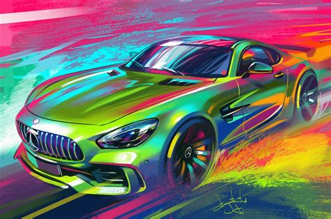 Mercedes Sketch By Aleksandr Sidelnikov On Artstation Mercedes Auto