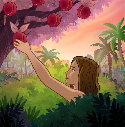 Adam Giving Eve Forbidden Fruit