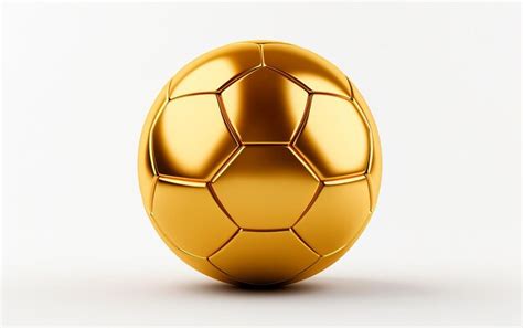 Premium Ai Image Golden Ball Isolated On Transparent Background