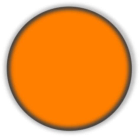 Orange Circle Clipart Orange Circle With Black Outline Transparent Png
