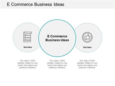 E Commerce Business Ideas Ppt Powerpoint Presentation Summary Objects