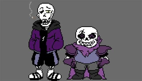 Swapfell Sans And Papyrus Pixel Art Maker