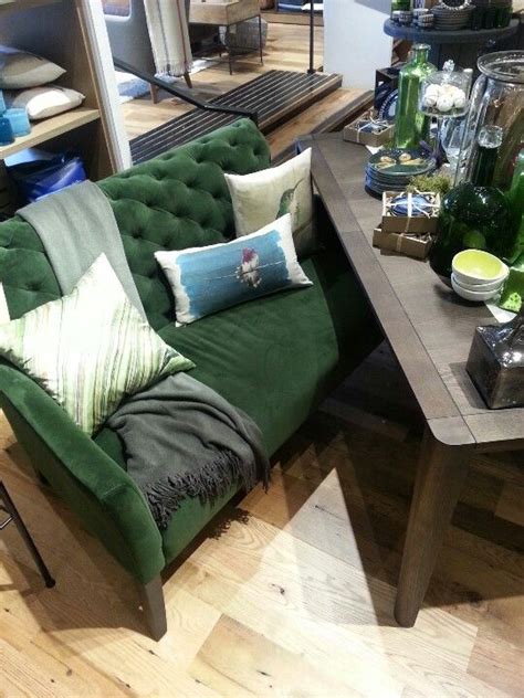 Our take on a traditional chesterfield, this sofa's button tufting is a nod to the classic design, while a deep seat, slim profile and metal legs give it a modern edge. Moss green performance velvet. Just ordered an ottoman ...