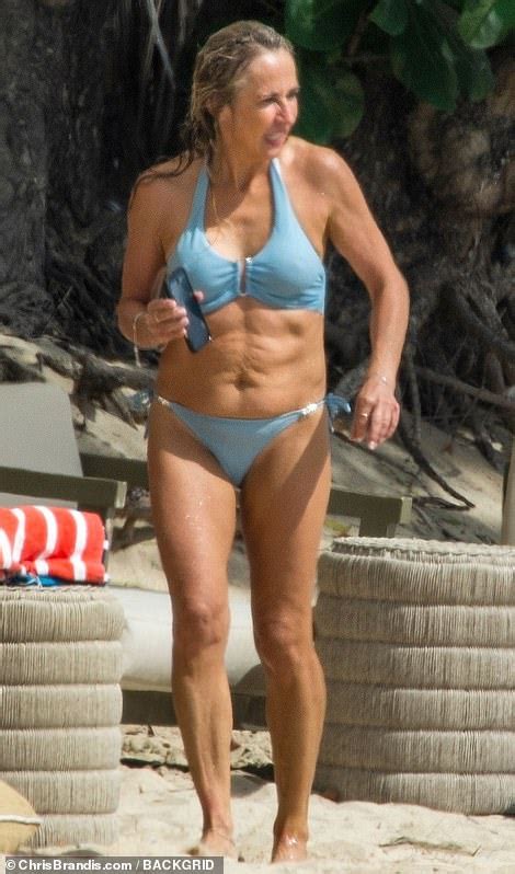 gary lineker s ex wife michelle cockayne 55 shows off age defying physique in a bikini in