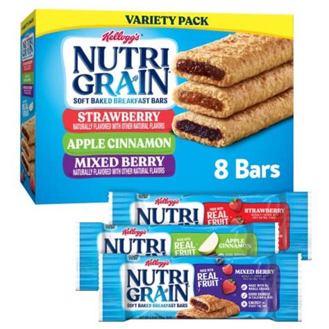 Nutri Grain Variety Pack Soft Baked Breakfast Bars 104 Oz Qfc