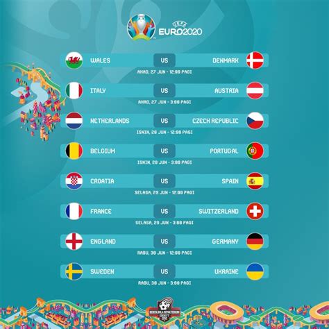 The uefa european championship is one of the world's biggest sporting events. EURO 2020 Round of 16 matchup revealed - BLEACHERS NEWS