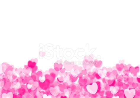 Valentinstag Rosa Herzen Hintergrund Stockfoto Lizenzfrei FreeImages