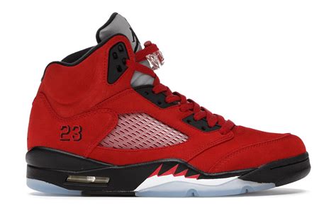 Shop Jordan 5 Retro Raging Bull Red 2021 Solez4real
