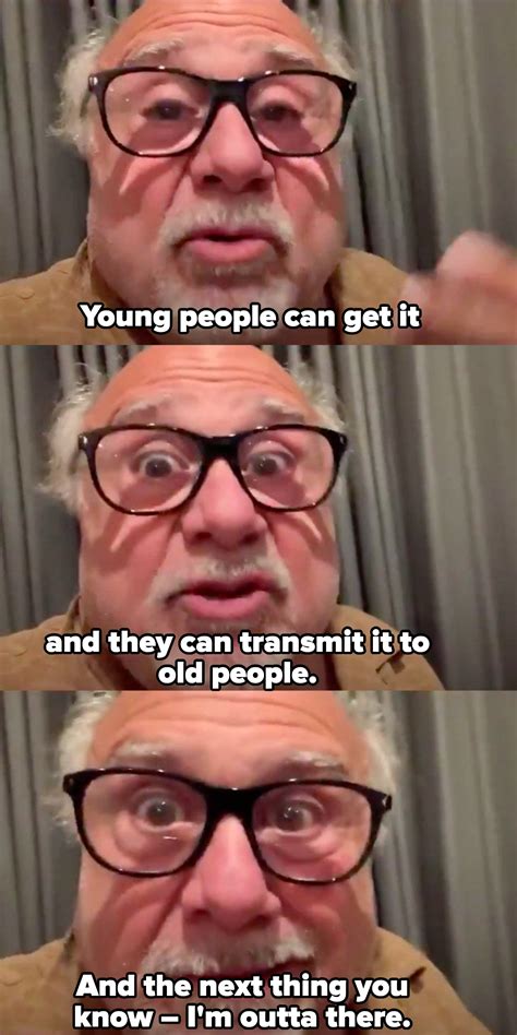 Danny DeVito Urges People To Stay Home To Save Lives