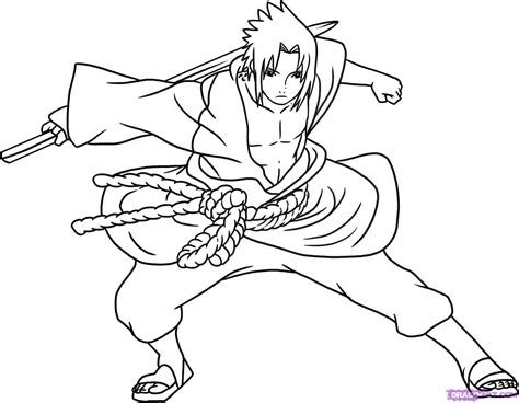 Naruto Coloring Pages Shippuden Naruto Vs Sasuke