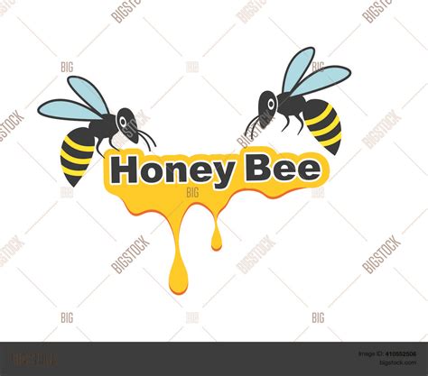 Honey Bee Logo Vector And Photo Free Trial Bigstock