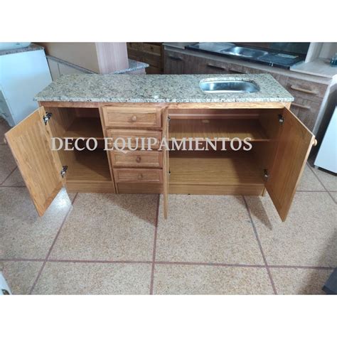 Ve el informe ampliado de llobregat equipamiento de cocinas sl. Mueble Macizo Cerejeira +mesada Granito Beige Para Cocina