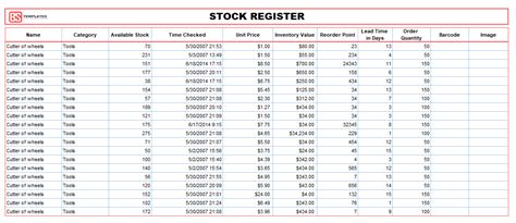 Hvac preventive maintenance agreement template. Stock Register Book Format (Samples & Templates for Excel)
