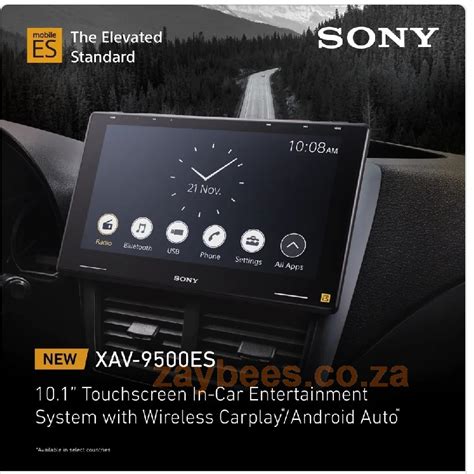 Sony Xav 9500es 101″ Mobile Es High Resolution Digital Media Receiver