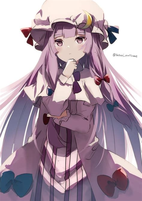 Patchouli Knowledge Touhou Drawn By Natsumesuzuri Danbooru