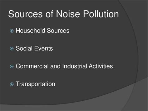 Noise Pollutionsourcescauses And Effects