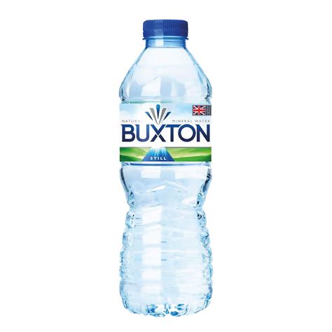 First change ml to liters (by dividing by 1000). Buxton Still Mineral Water 500ml, Pack of 24 - NL10016