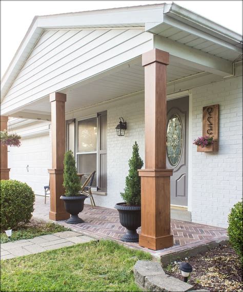Craftsman Style Front Porch Columns Home And Garden Designs