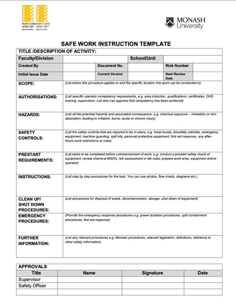 Lets Get To Work Awesome Work Instruction Examples For Different Use