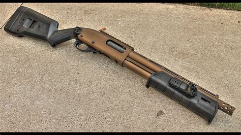 Remington 870 Sbs Short Barrel Shotgun Burnt Bronze Youtube