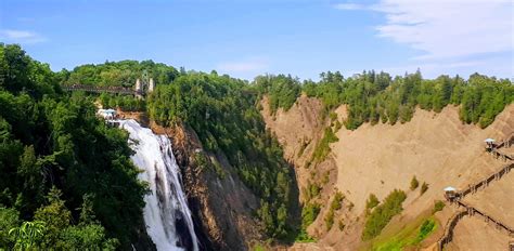 Day Trips From Quebec City Montmorency Falls Park Stunning