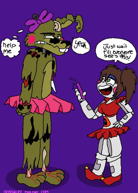 Pixilart Scraptrap And Circus Baby By Dit2uuxjrixnube
