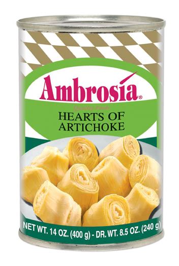 Artichoke Hearts 8 10 Count 2414 Oz Cans Importers Of Ambrosia And