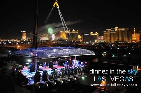 Dinner In The Sky Las Vegas Served 180 Feet Above The Ground
