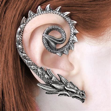 Maybe you would like to learn more about one of these? Dragon Ear Wrap | Left Ear Cuff | Wrap Around Dragon ...
