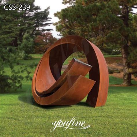 Large Abstract Corten Steel Sculpture For Sale Css 239 Youfine Art