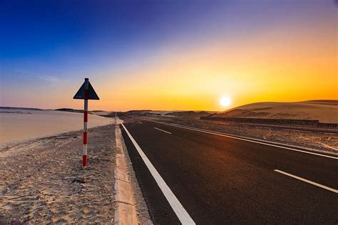 1920x1080px Free Download Hd Wallpaper Empty Road During Sunset