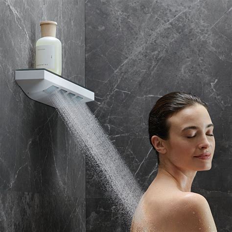 Hansgrohe Rainfinity Shoulder Shower 500 I Jet With Shower Shelf 26243000hg Shower Shelves