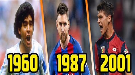 The Best Footballer Born In Every Year From 1960 2001 Who Is The Best