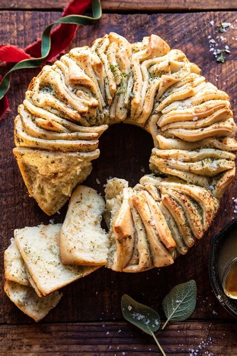 I hope you enjoyed these christmas bread recipes and that you found a few to add to your holiday traditions. Pull-Apart Garlic Butter Bread Wreath | 14 Delicious Christmas Dinner Side Dish Recipes ...