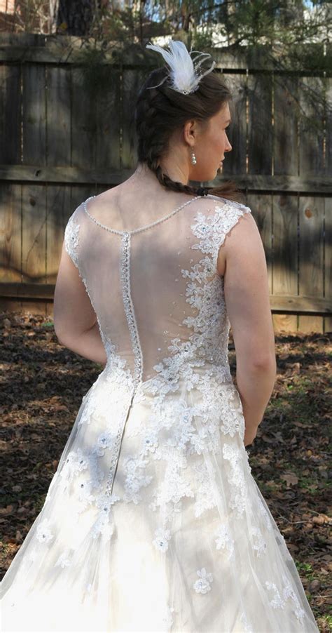 Custom Custom Size 10 Used Wedding Dress Nearly Newlywed