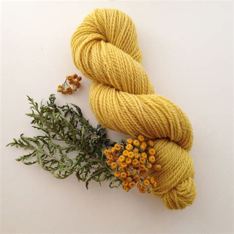 Yarn Naturally Dyed With Tansy Naturally Dyed Fall Wreath Natural Dyes