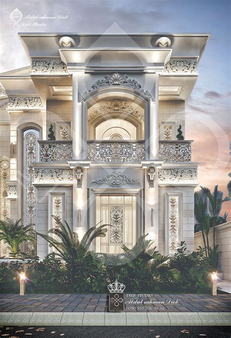 Luxury Classic Style Villa On Behance Luxury Homes Exterior House