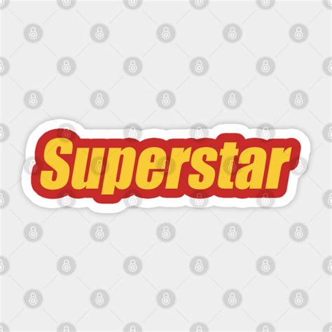 Superstar Red Background Superstar Sticker Teepublic