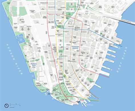 Lower Manhattan Map Brooklyn • Mappery