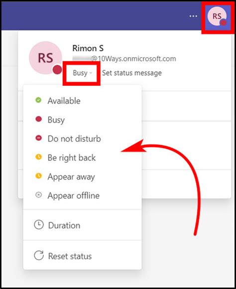 Microsoft Teams Status Meanings Use Cases Explained