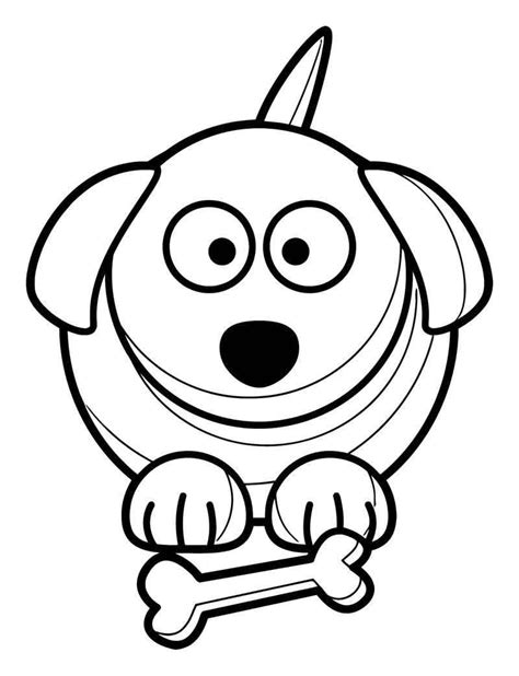 Cartoon Dog Coloring Pages Printable