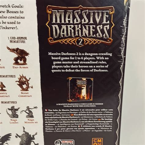Massive Darkness Darkbringer Pack Stretchgoal Box Shlansn Games