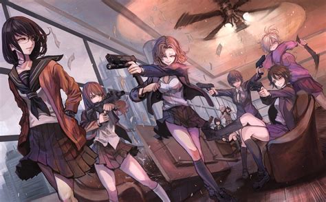 Pistola Chicas Anime Con Armas