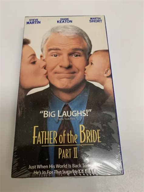 Father Of The Bride Part Ii Vhs 1996 Steve Martin Diane Keaton New